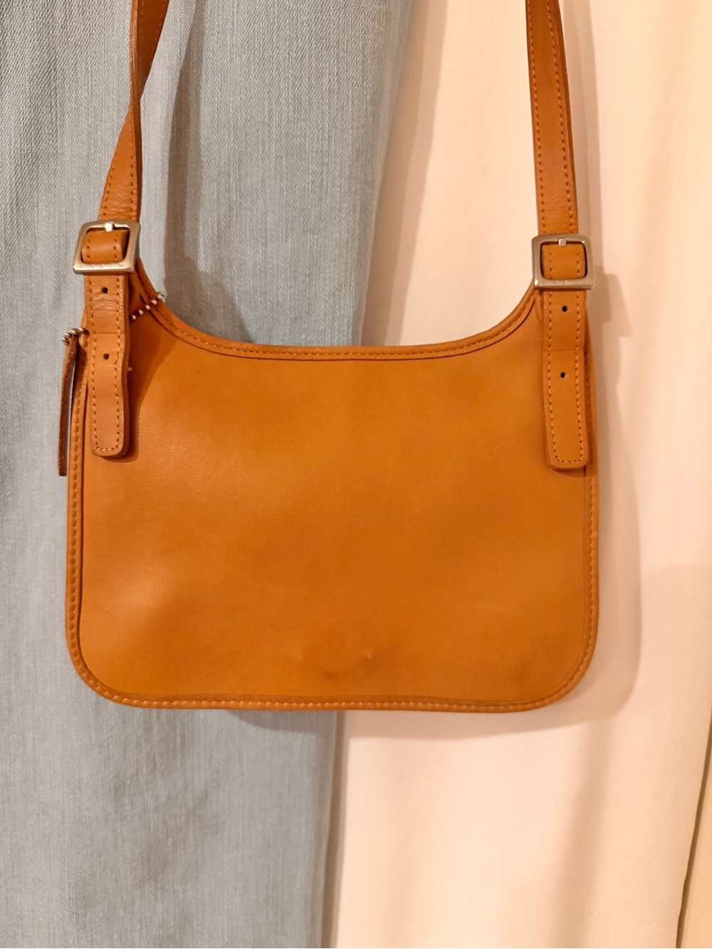 Rare Vintage Coach Mini Hippie Slim Flap Bag 1999 Crossbody Handbag